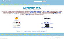 Tablet Screenshot of divemar.com